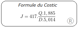 Eau chaude formule du costic